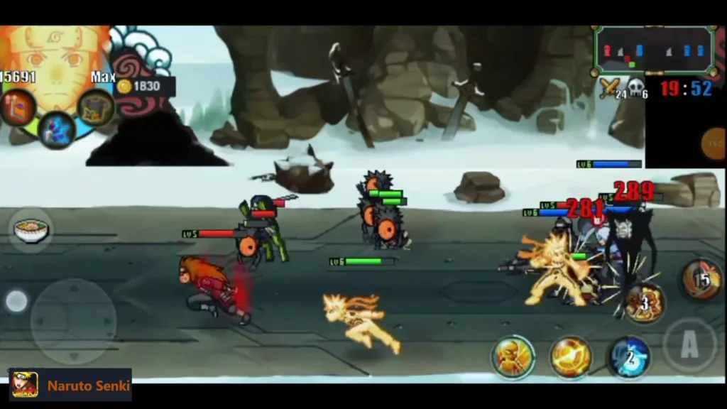 Screenshots and Visuals Naruto Senki IOS