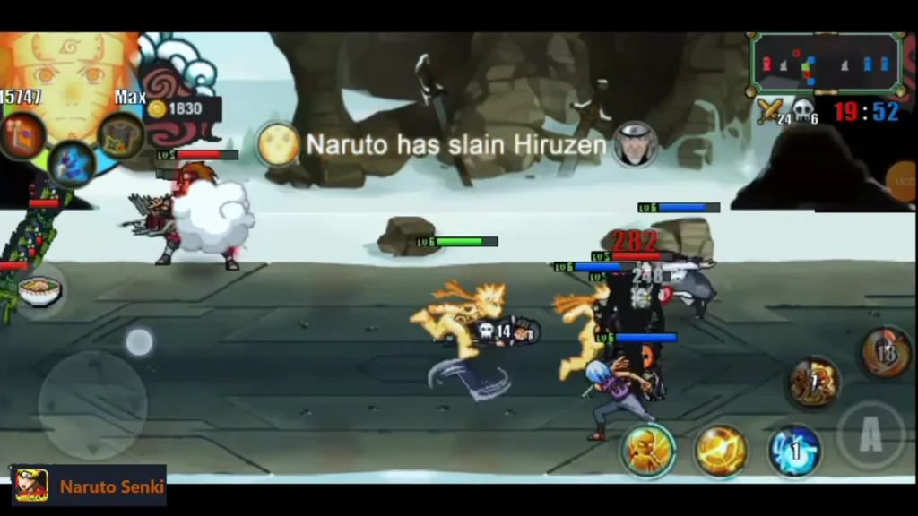 Screenshots and Visuals Naruto Senki IOS