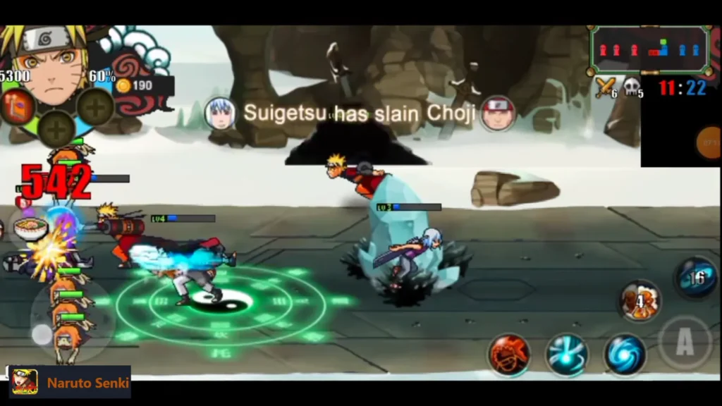 Screenshots and Visuals Naruto Senki IOS