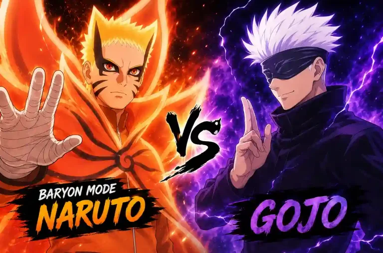 Naruto vs Gojo 10 Baryon Mode Naruto vs Gojo