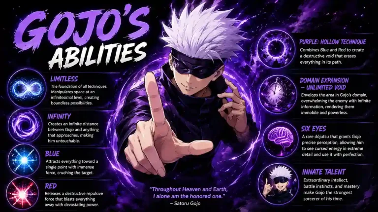 Naruto vs Gojo 8 Gojo's Abilities